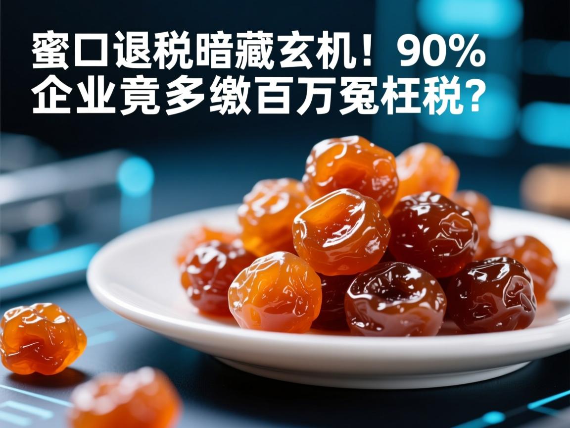 蜜饯出口退税暗藏玄机!90%企业竟多缴百万冤枉税?