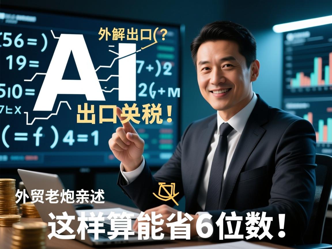 AI拆解出口关税公式!外贸老炮亲述,这样算能省6位数!