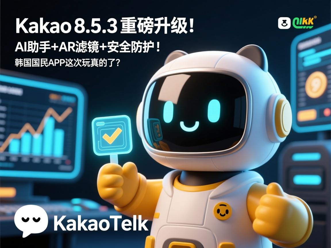 KakaoTalk 8.5.3 重磅升级!AI助手+AR滤镜+安全防护,韩国国民APP这次玩真的了?