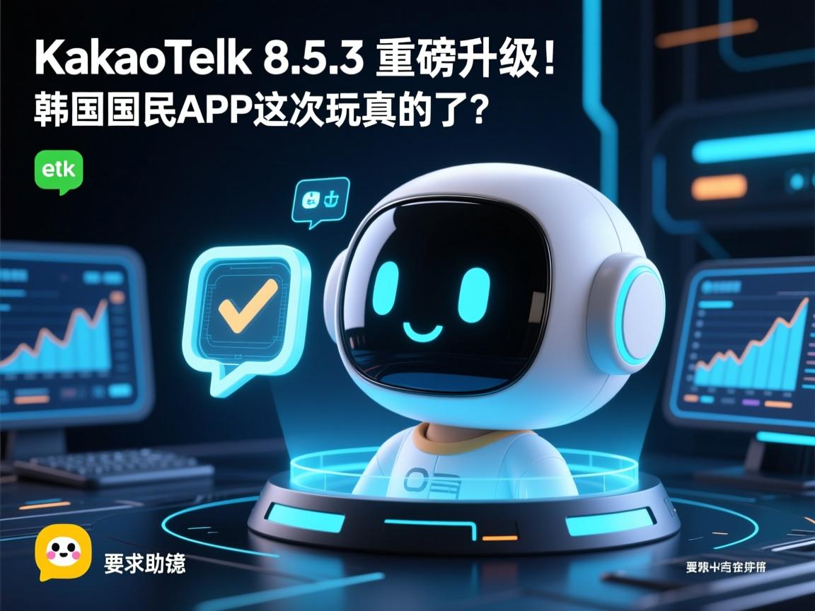 KakaoTalk 8.5.3 重磅升级!AI助手+AR滤镜+安全防护,韩国国民APP这次玩真的了?