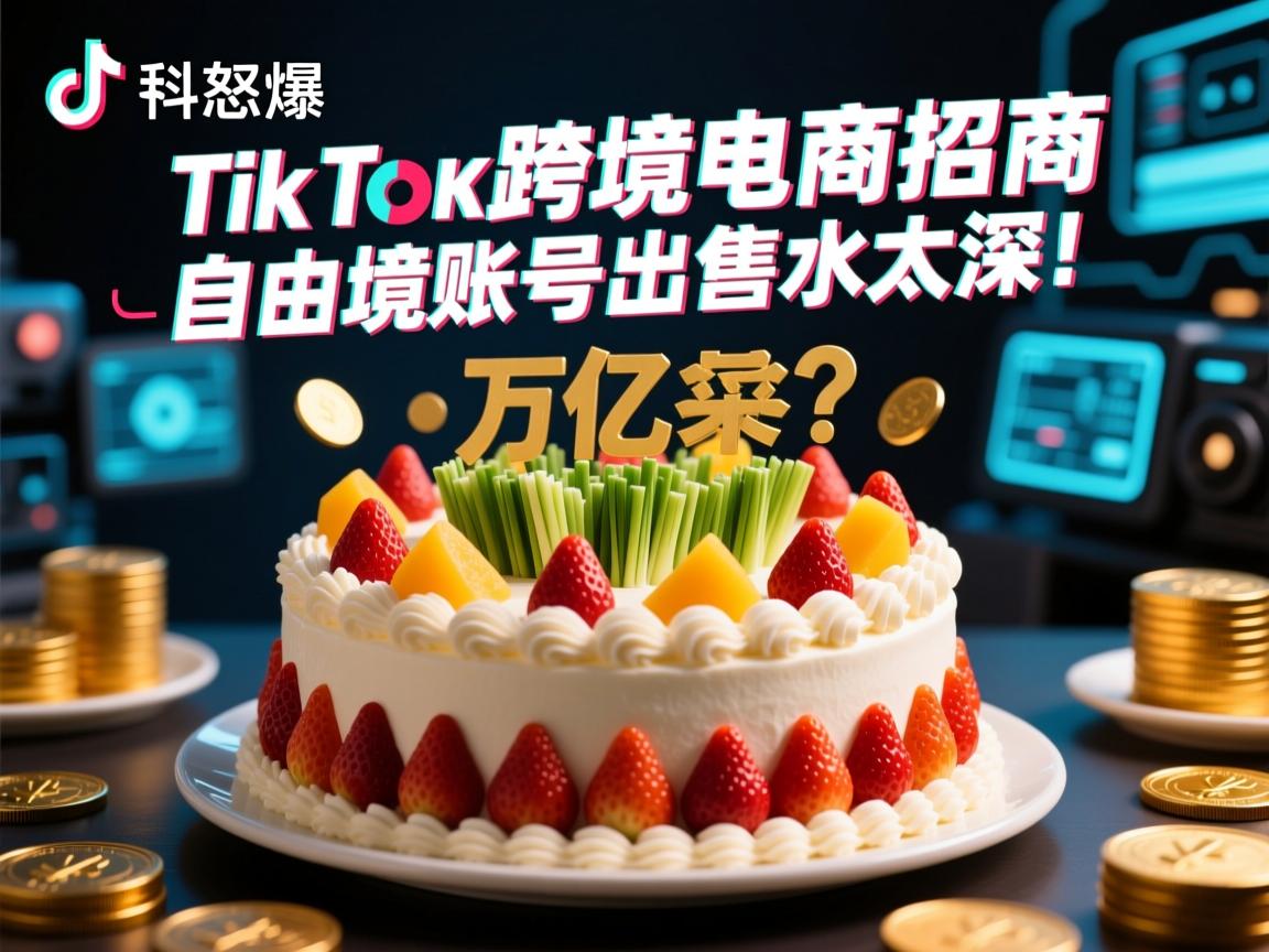 TikTok跨境电商招商,万亿蛋糕还是割韭菜盛宴?网友怒曝,自由境账号出售水太深!