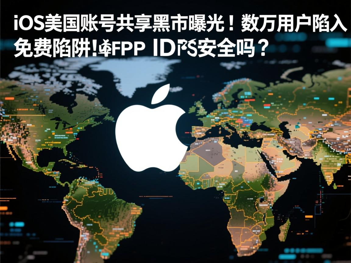 iOS美区账号共享黑市曝光!数万用户陷入免费陷阱,你的Apple ID安全吗?