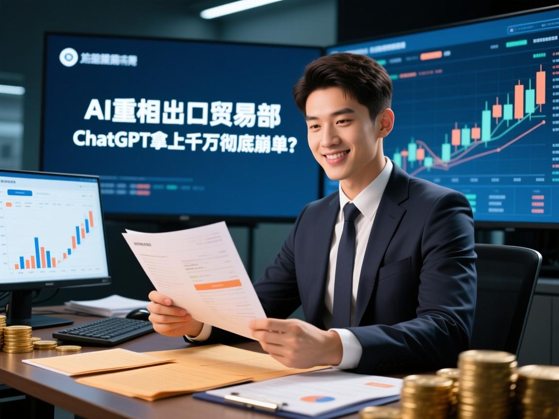 AI重构出口贸易部,90后操盘手用ChatGPT拿下千万订单,传统模式彻底崩塌?