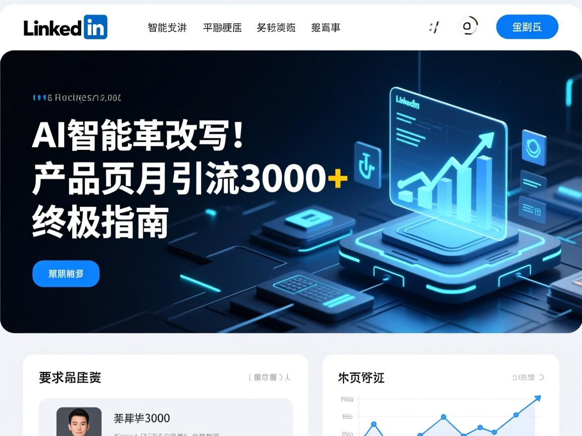AI智能改写！LinkedIn产品页月引流3000+的终极指南