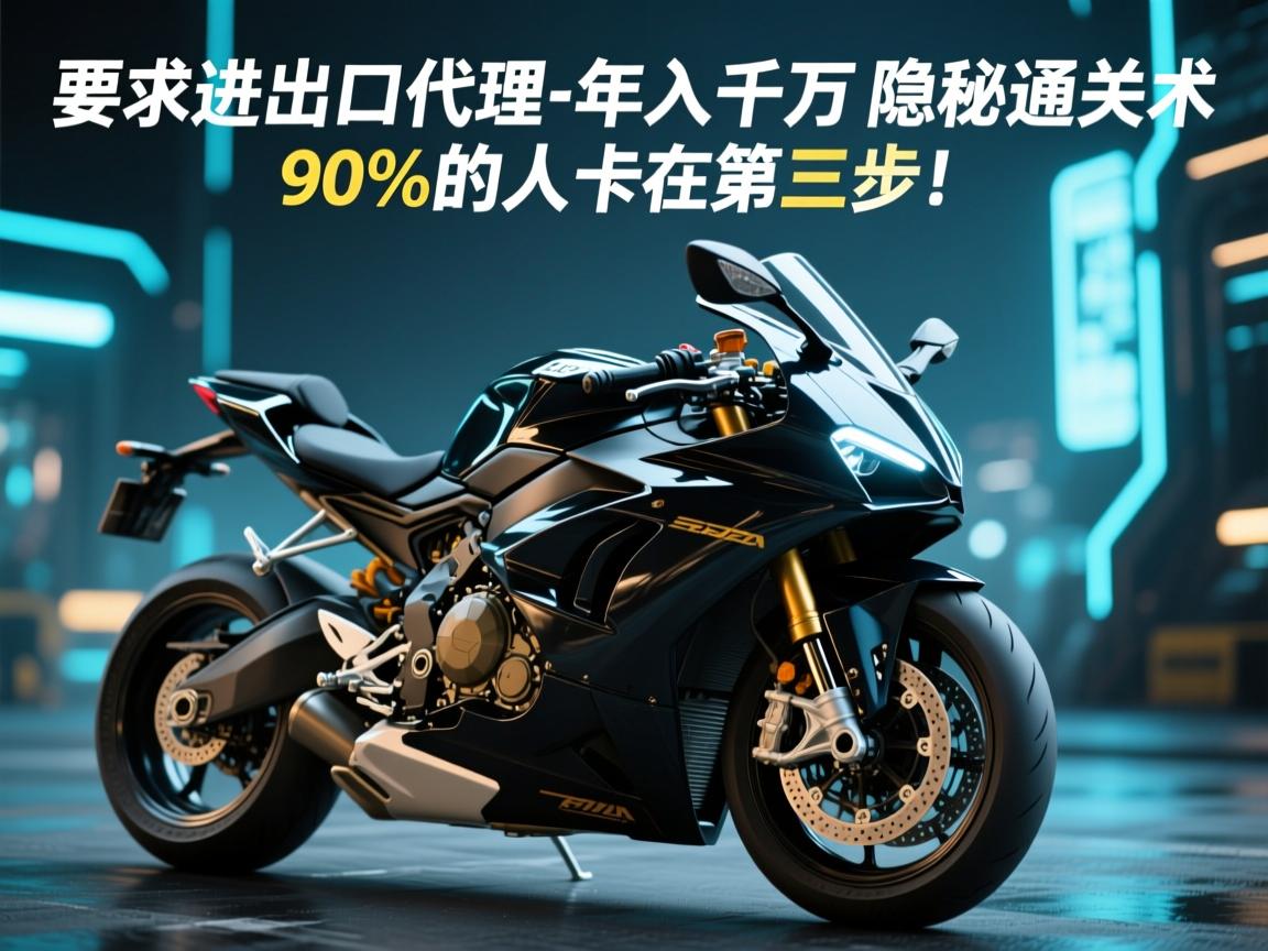 摩托车进出口代理,年入千万的隐秘通关术,90%的人卡在第三步!
