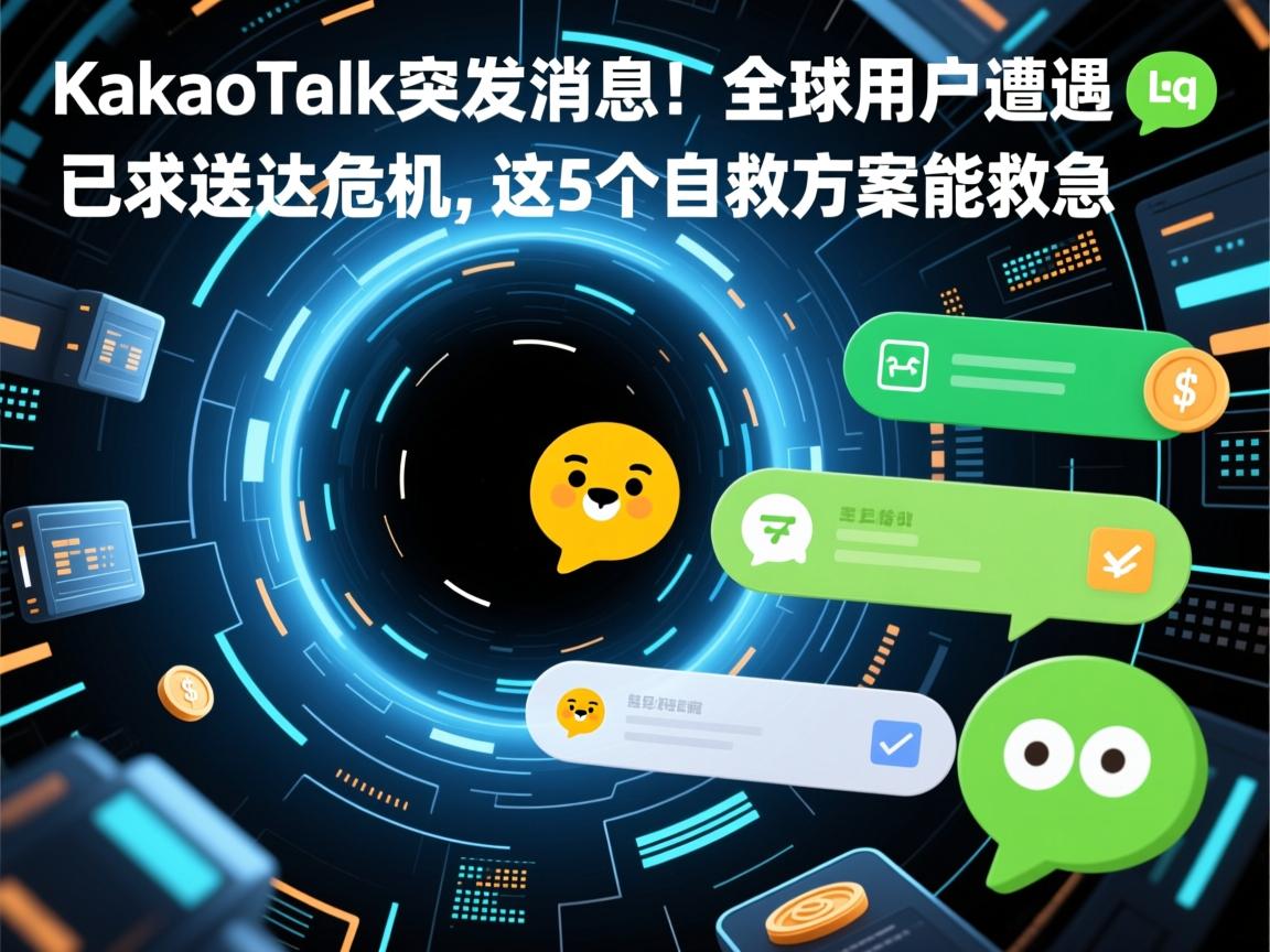 KakaoTalk突发消息黑洞!全球用户遭遇已发送未送达危机,这5个自救方案能救急