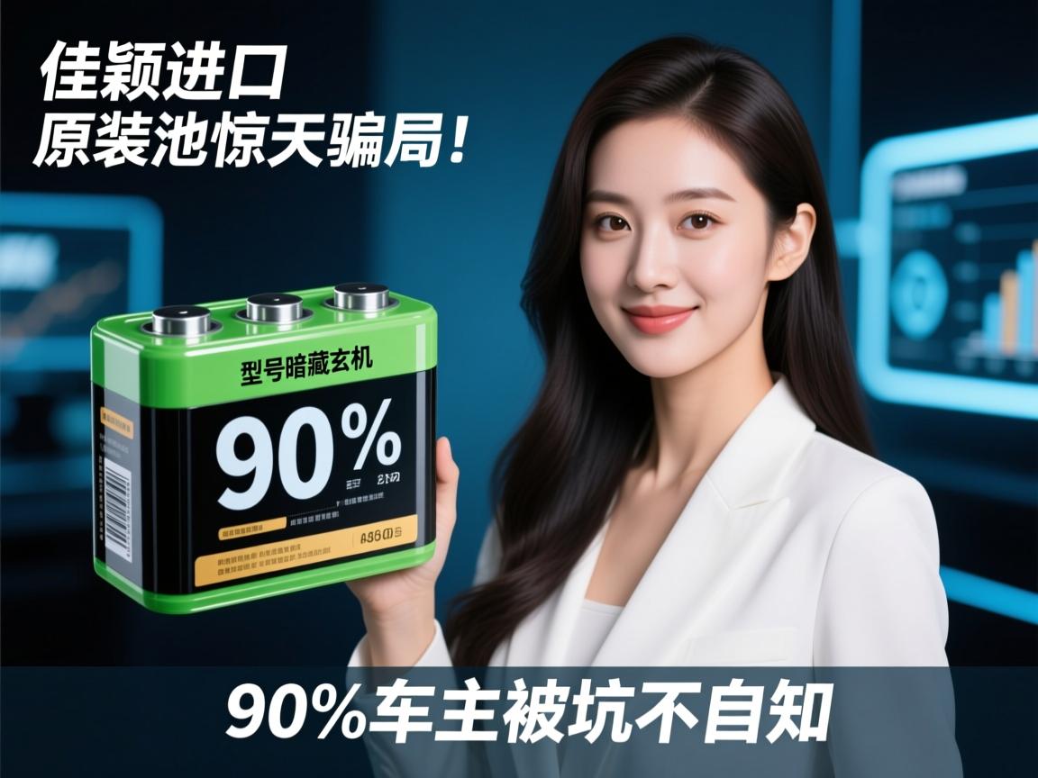 佳颖进口原装电池惊天骗局!型号暗藏玄机,90%车主被坑不自知