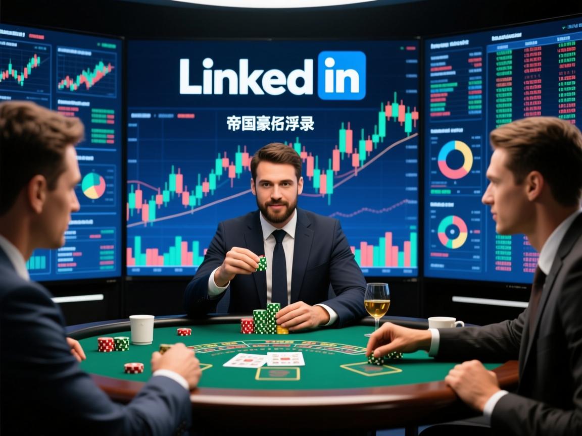 职场社交帝国沉浮录,LinkedIn股票背后的千亿豪赌与数据战争