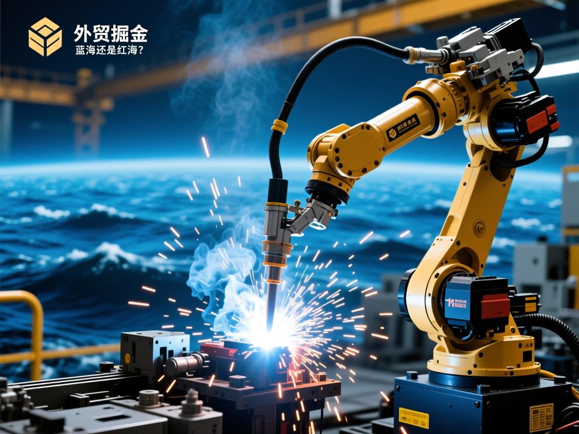 焊接机器人外贸掘金，蓝海还是红海？2024年出口市场深度解密