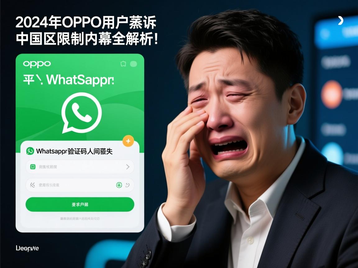 2024年OPPO用户哭诉,WhatsApp验证码人间蒸发!中国区限制内幕全解析