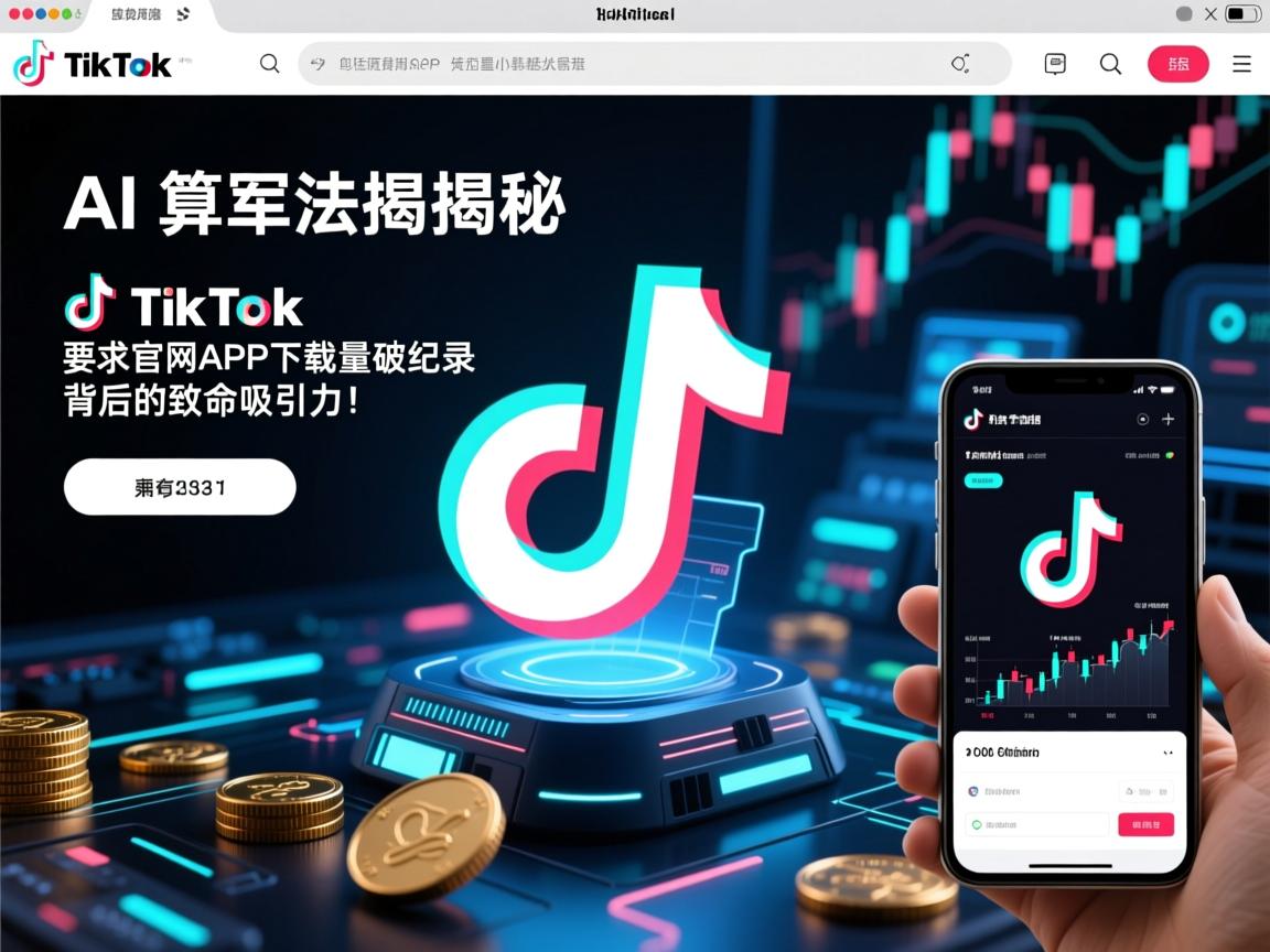 AI算法揭秘,TikTok官网APP下载量破纪录背后的致命吸引力!