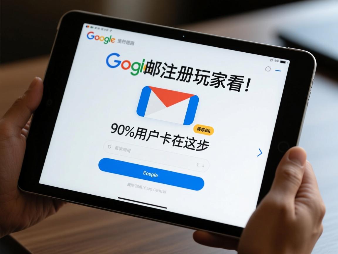iPad玩家必看!谷歌邮箱注册终极避坑指南,90%用户卡在这步