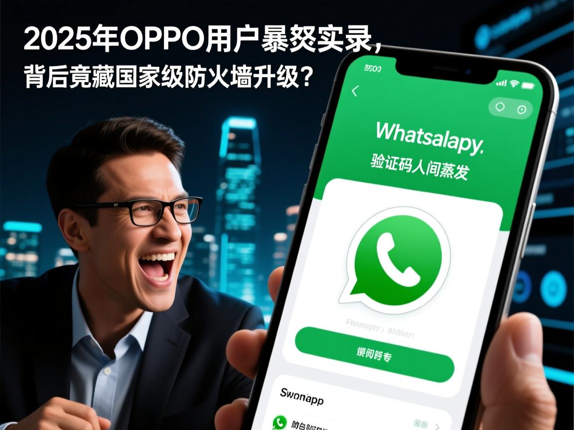 详细阅读:2025年OPPO用户暴怒实录,WhatsApp验证码人间蒸发,背后竟藏国家级防火墙升级? 2025年OPPO用户暴怒实录,WhatsApp验证码人间蒸发,背后竟藏国家级防火墙升级?