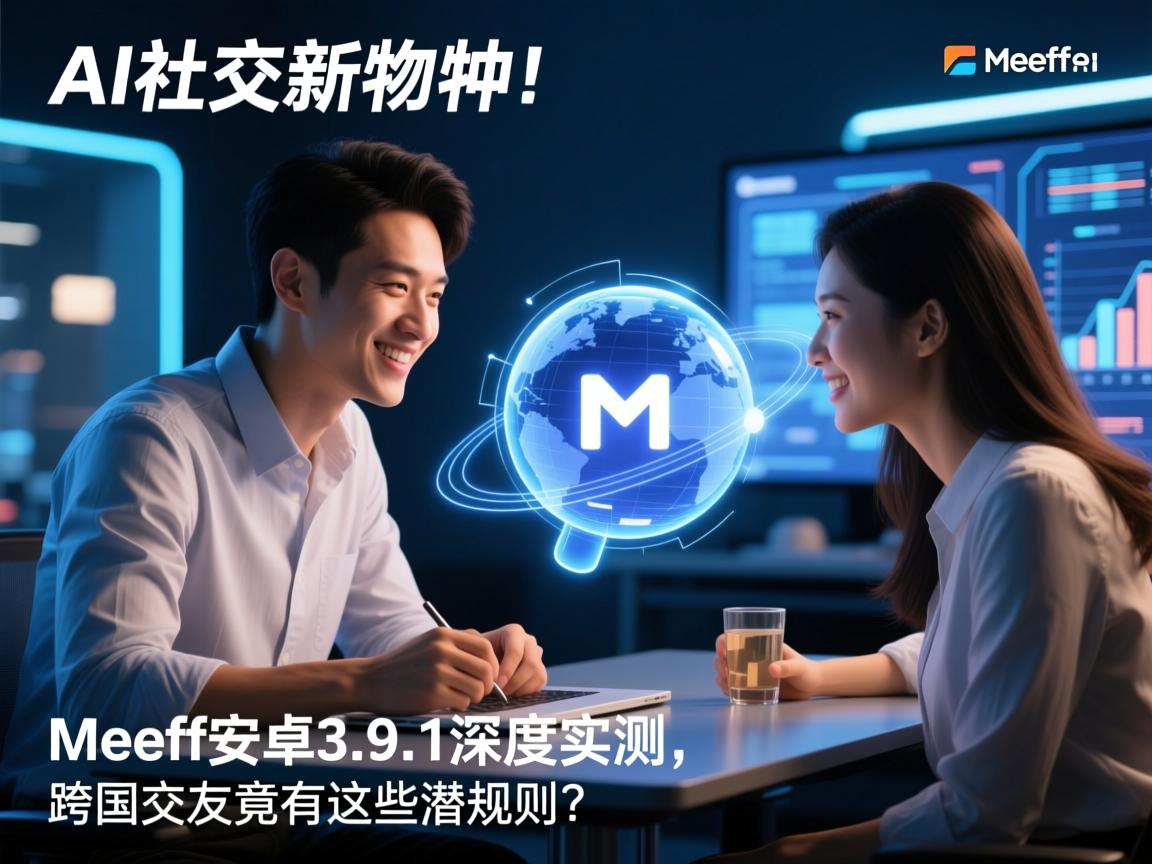 AI社交新物种!Meeff安卓3.9.1深度实测,跨国交友竟有这些潜规则?