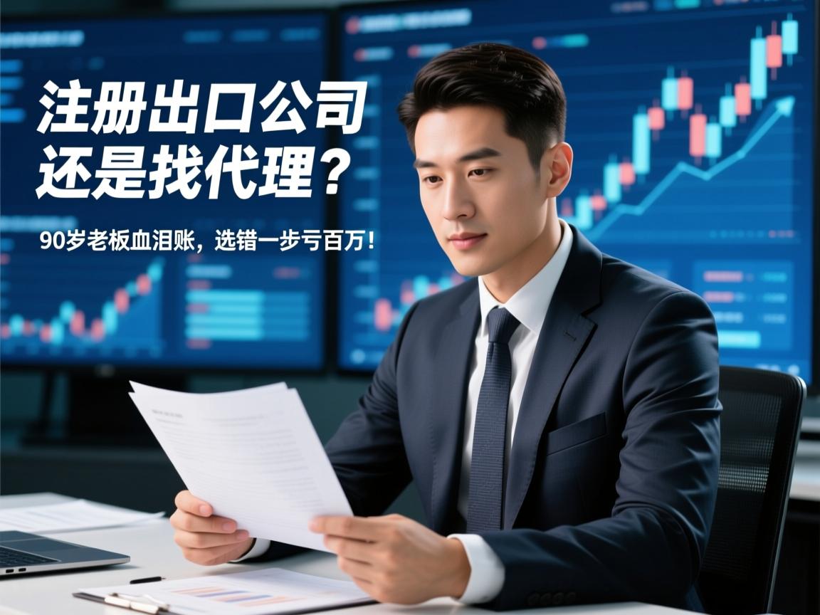 详细阅读:注册出口公司还是找代理?90后老板血泪账,选错一步亏百万! 注册出口公司还是找代理?90后老板血泪账,选错一步亏百万!