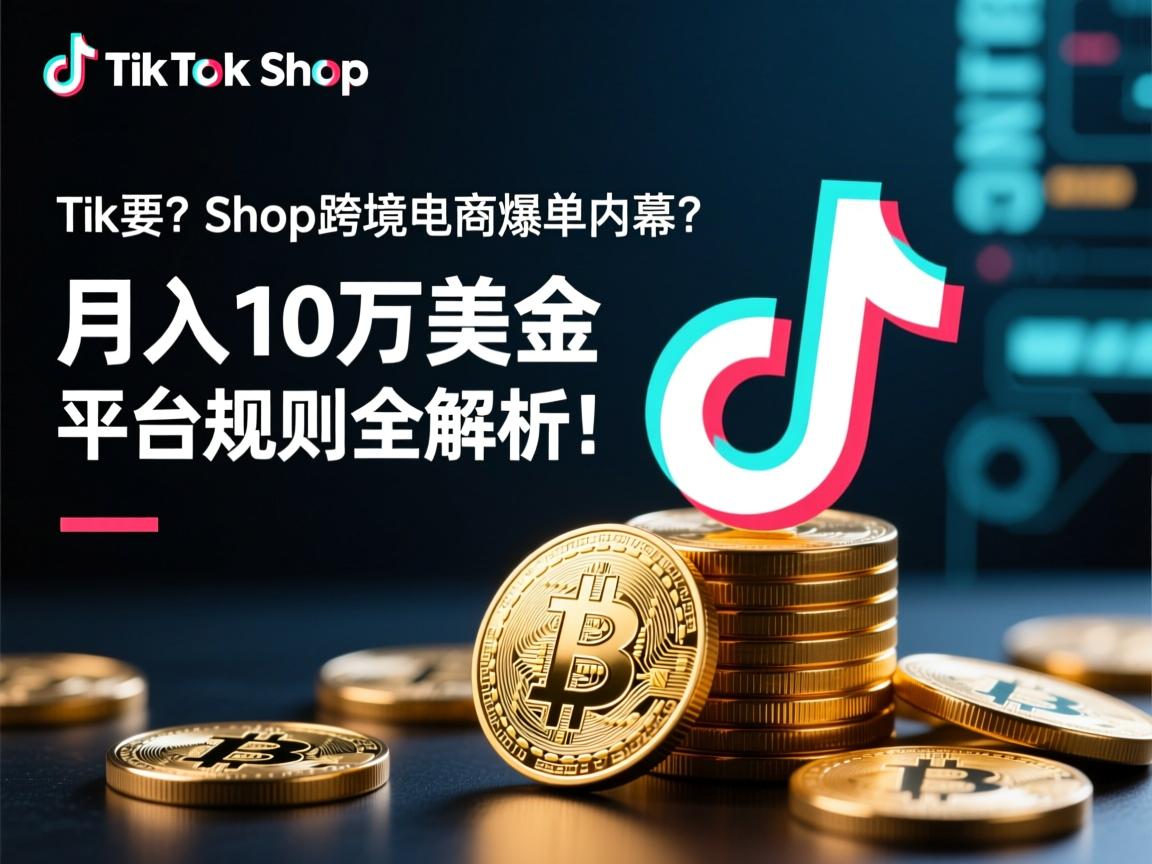 TikTok Shop跨境电商爆单内幕,月入10万美金是真是假?平台规则全解析!