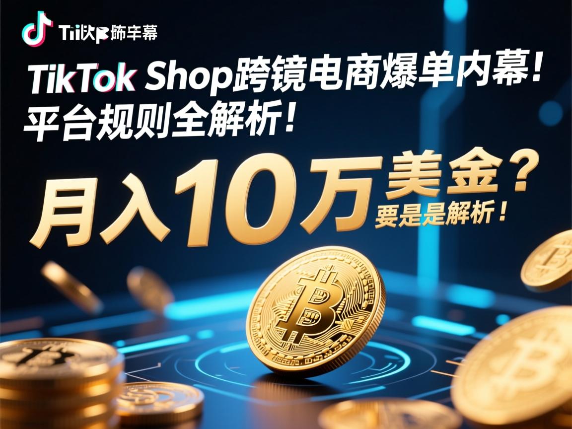 TikTok Shop跨境电商爆单内幕,月入10万美金是真是假?平台规则全解析!