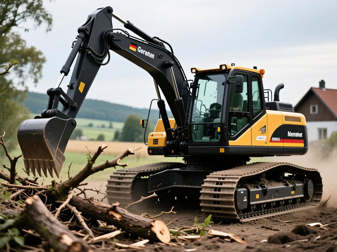 德国黑科技粉碎机+履带怪兽进村!3秒吞掉20cm巨枝,国产设备彻底慌了?