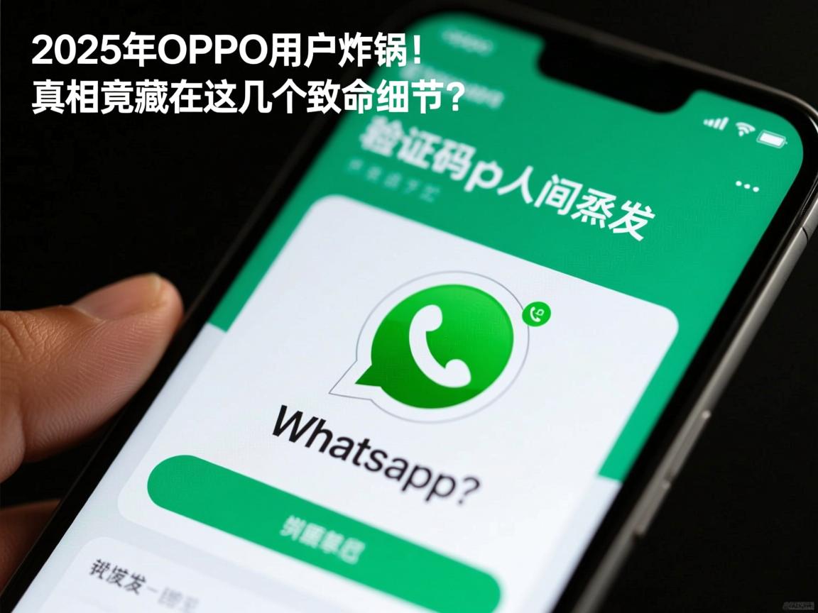 2025年OPPO用户炸锅!WhatsApp验证码人间蒸发,真相竟藏在这几个致命细节?
