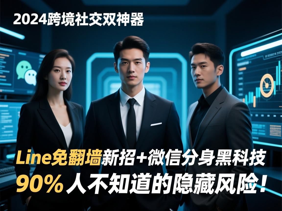 2024跨境社交双神器，Line免翻墙新招+微信分身黑科技，90%人不知道的隐藏风险！
