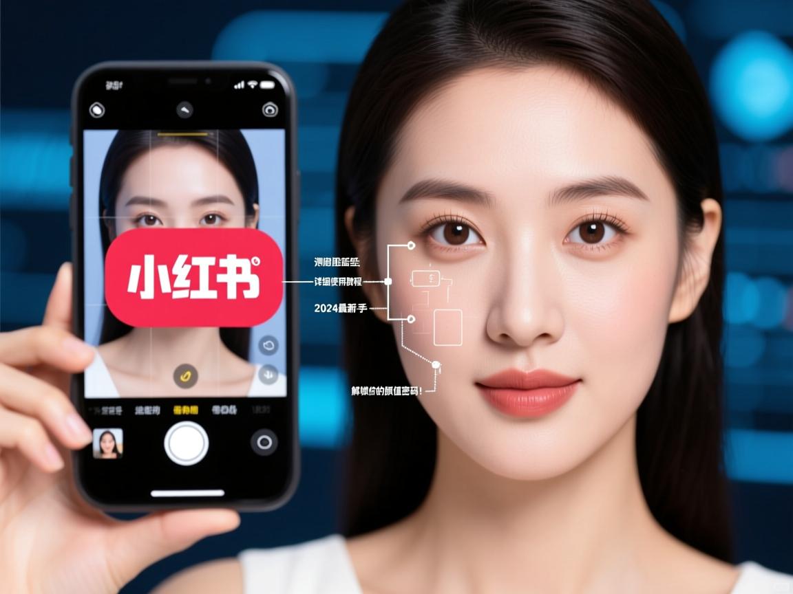 小红书测脸型功能超详细使用教程，2024最新手把手教学，解锁你的颜值密码！