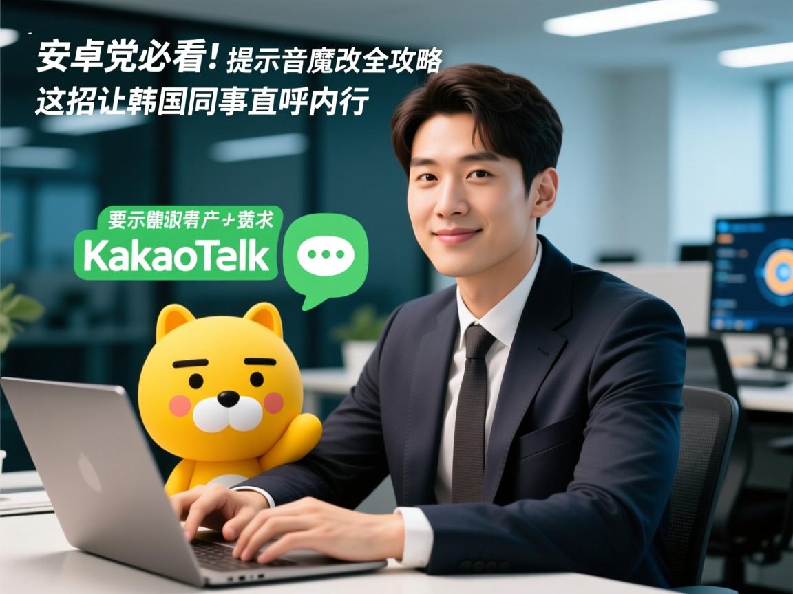 安卓党必看!KakaoTalk提示音魔改全攻略,这招让韩国同事直呼内行