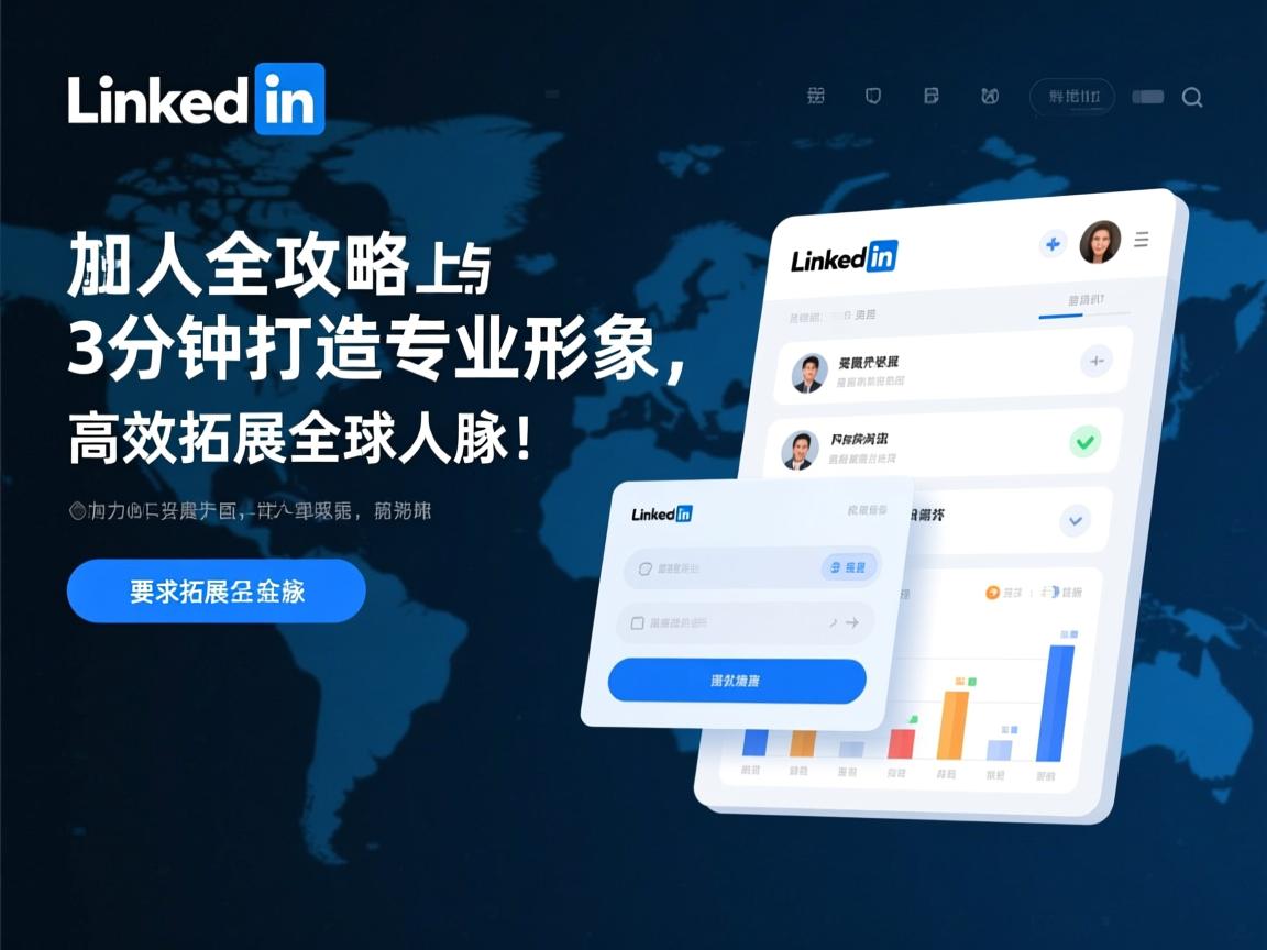 LinkedIn简历上传与加人全攻略,3分钟打造专业形象,高效拓展全球人脉!