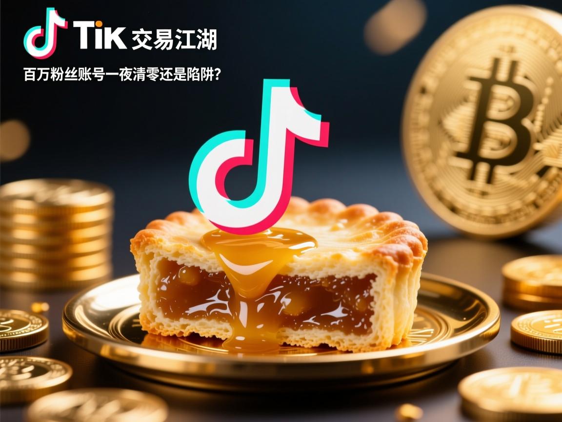 TikTok账号交易江湖,百万粉丝账号一夜清零,跨境掘金是馅饼还是陷阱?
