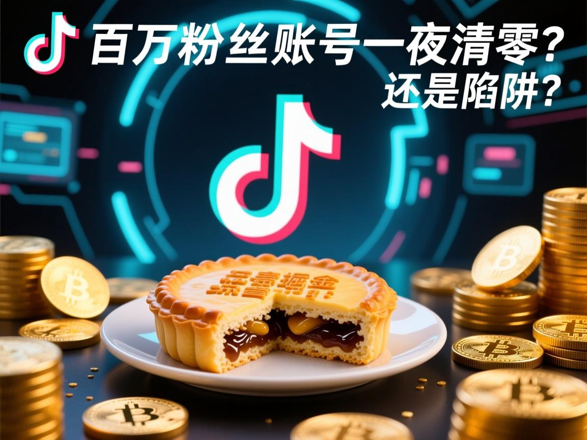 TikTok账号交易江湖,百万粉丝账号一夜清零,跨境掘金是馅饼还是陷阱?