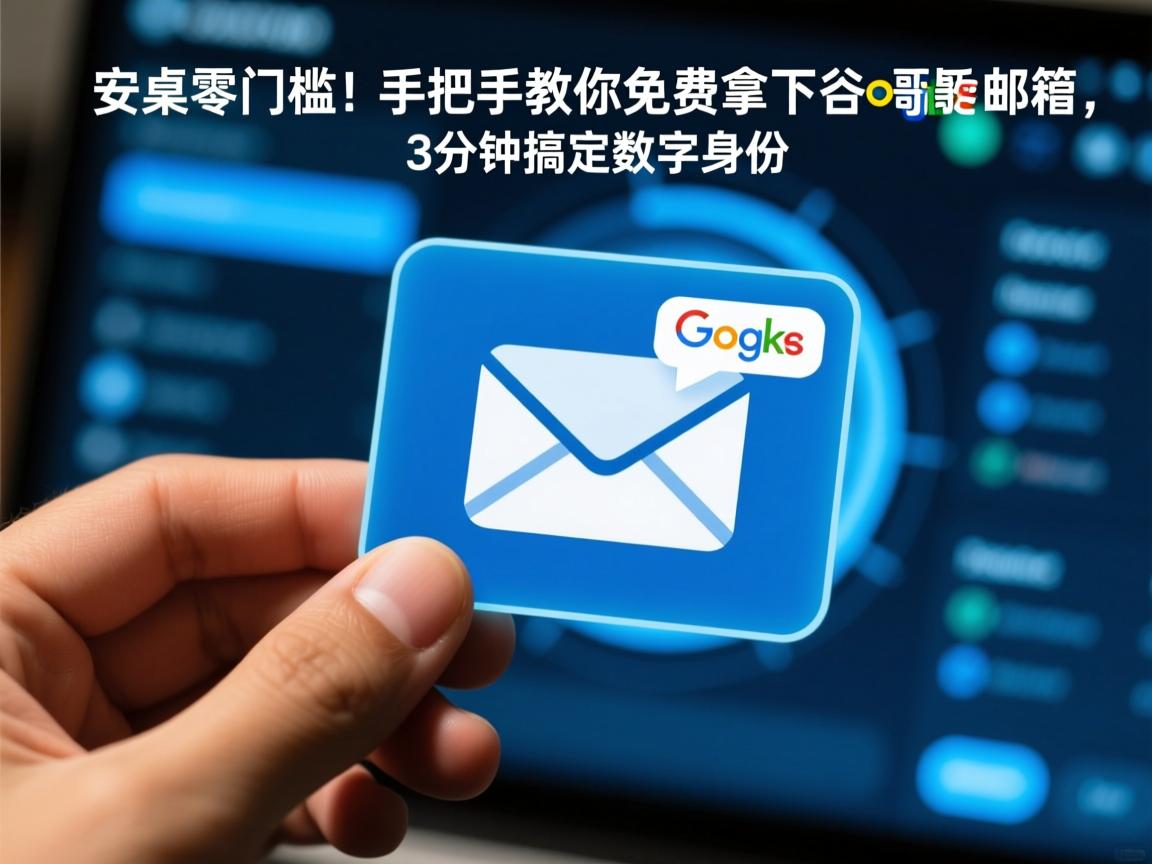 安卓零门槛！手把手教你免费拿下谷歌邮箱，3分钟搞定数字身份