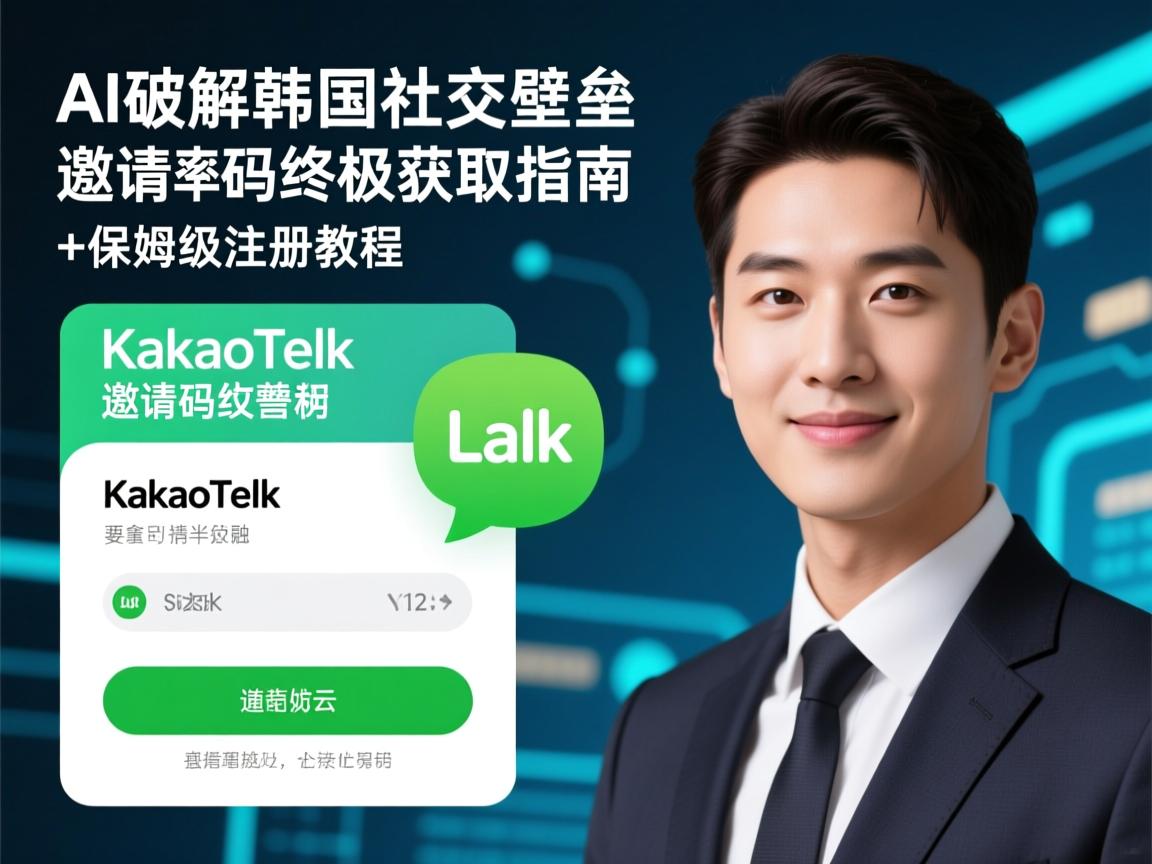 AI破解韩国社交壁垒,KakaoTalk邀请码终极获取指南+保姆级注册教程
