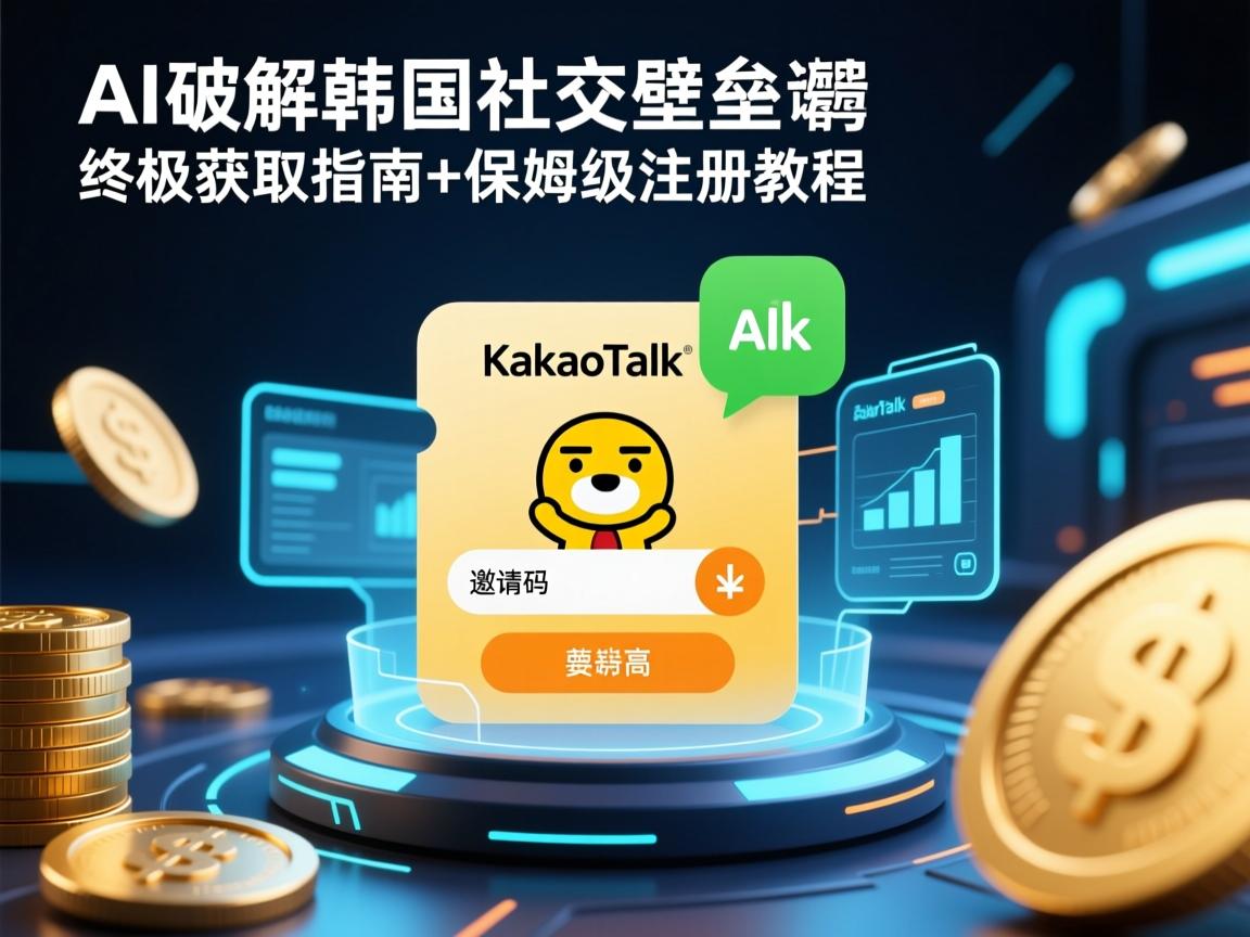 AI破解韩国社交壁垒,KakaoTalk邀请码终极获取指南+保姆级注册教程