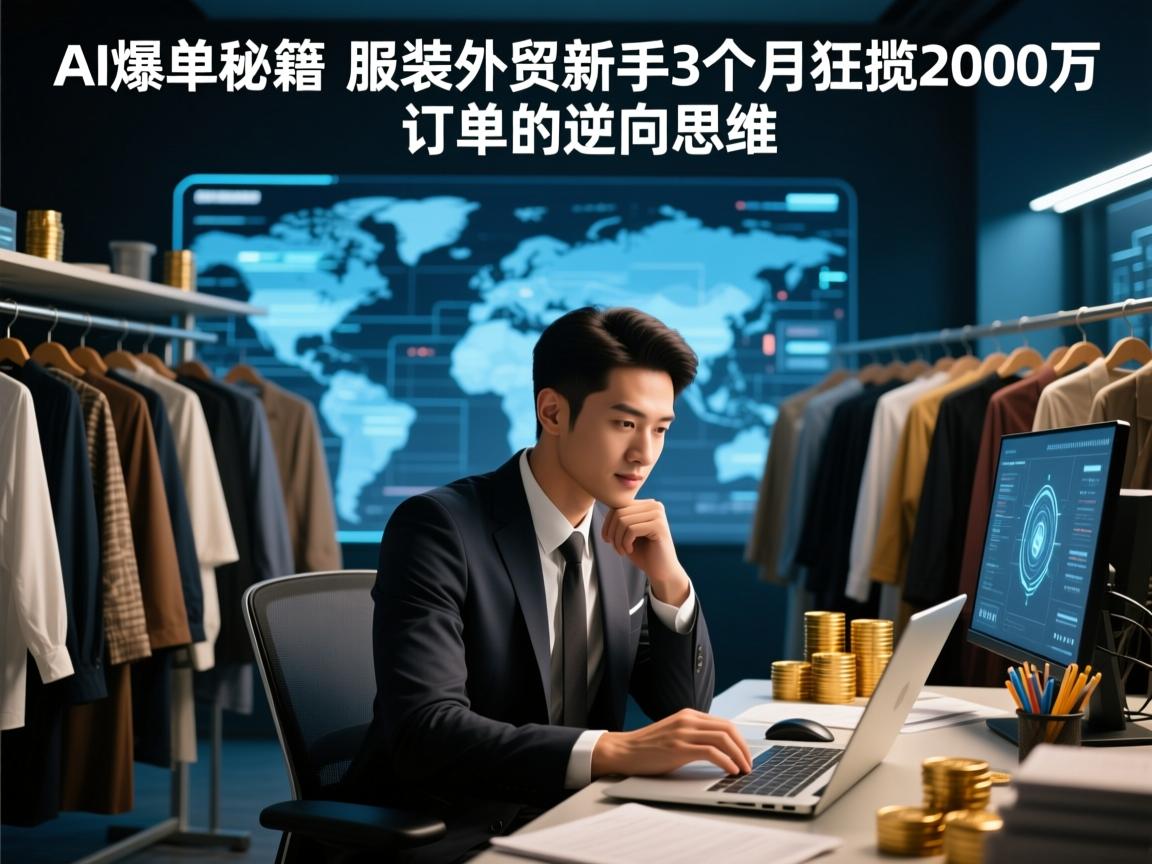 AI爆单秘籍,服装外贸新手3个月狂揽2000万订单的逆向思维
