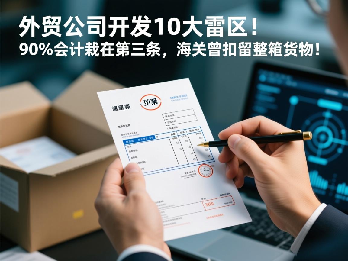 外贸公司开发票的10大雷区!90%会计栽在第三条,海关曾扣留整柜货物!