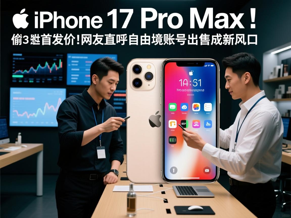 iPhone 17 Pro Max日版偷跑内幕!苹果员工泄密首发价,网友直呼自由境账号出售成新风口