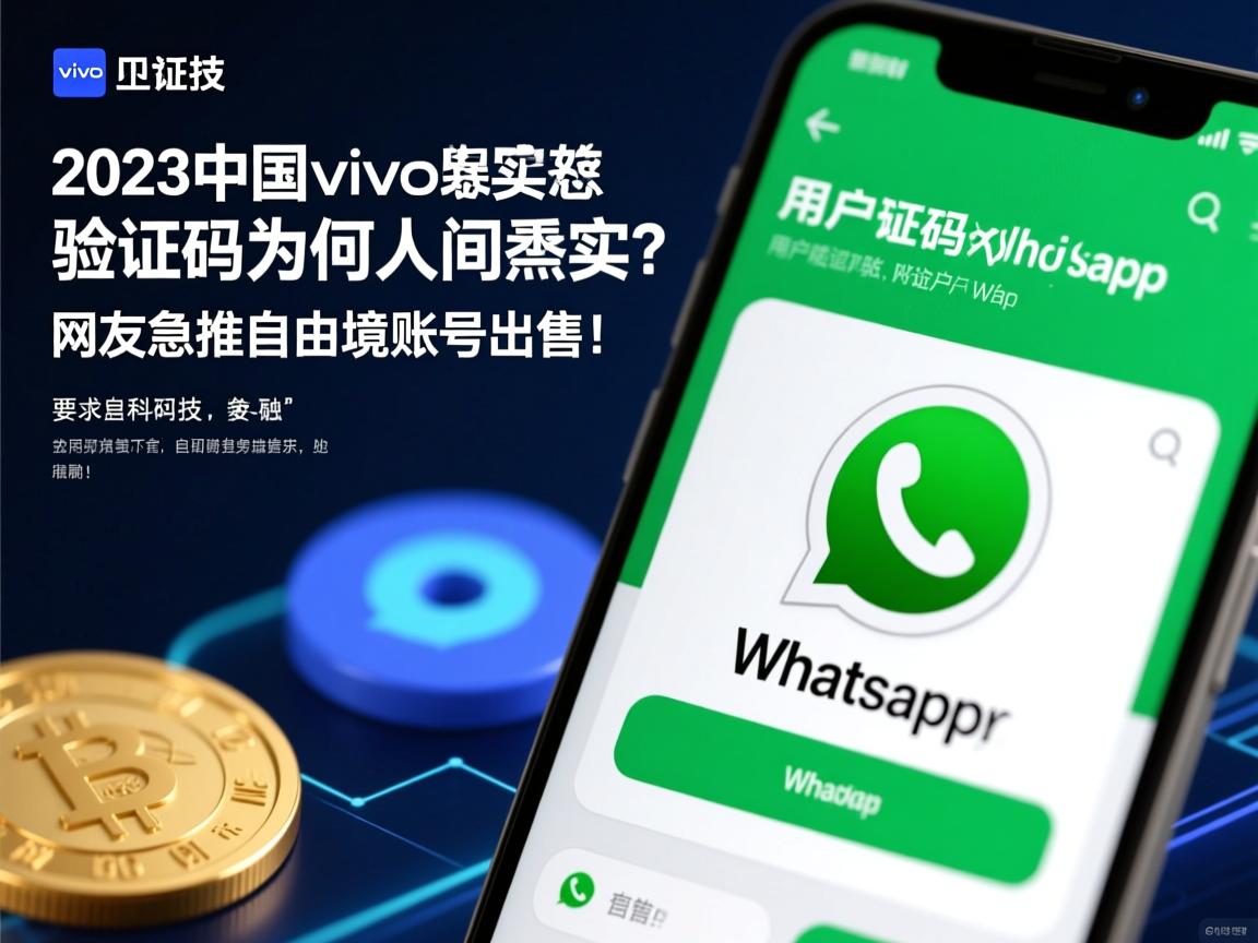 2023中国VIVO用户暴怒实录,WhatsApp验证码为何人间蒸发?网友急推自由境账号出售!
