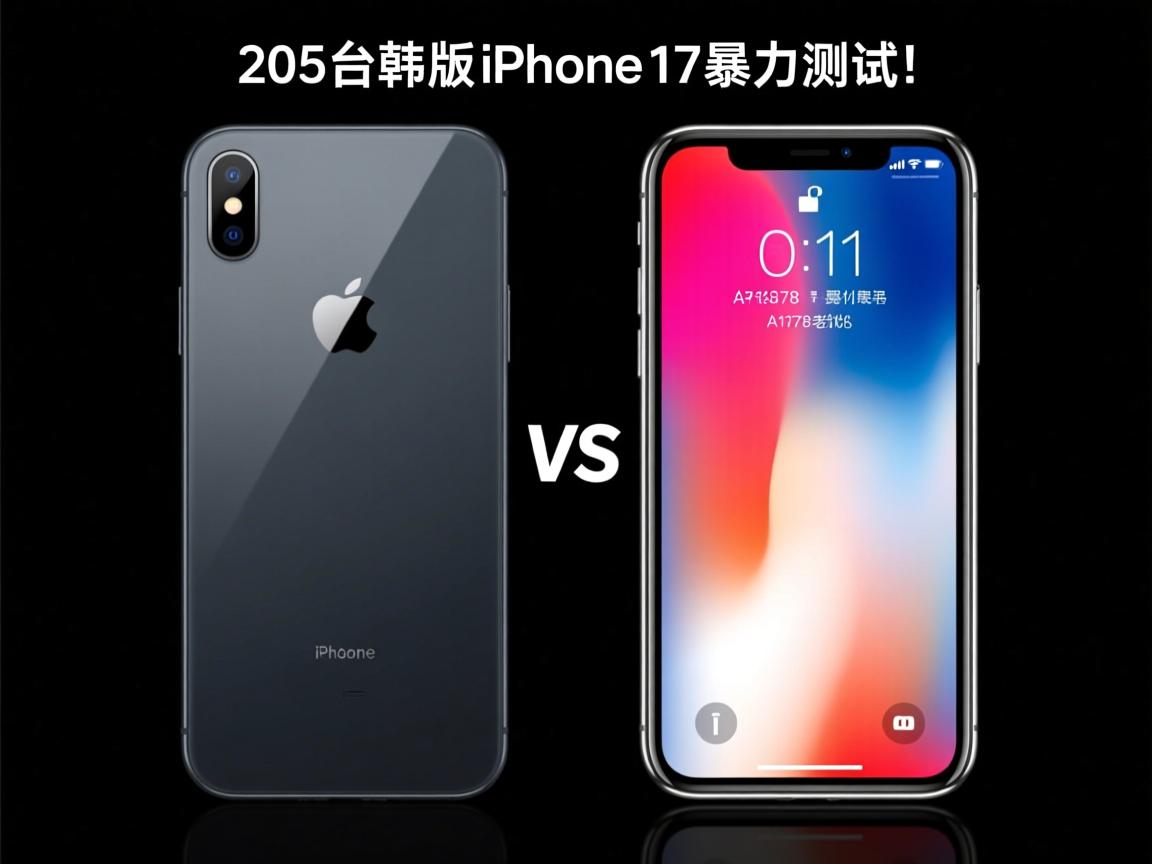 205台韩版iPhone 17暴力测试!A1778老将对比,结果颠覆认知