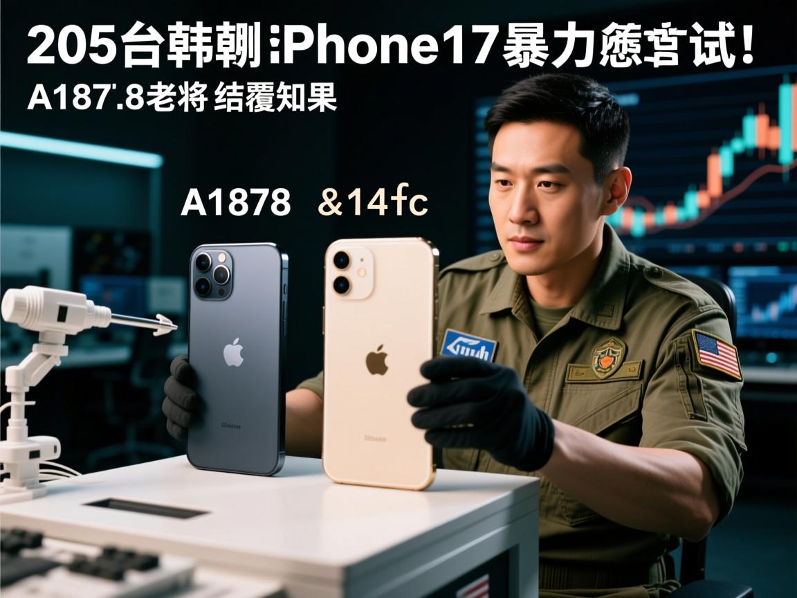 205台韩版iPhone 17暴力测试!A1778老将对比,结果颠覆认知