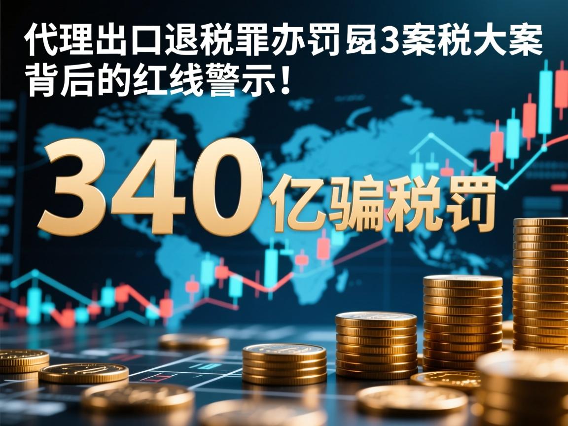 代理出口退税的罪与罚,340亿骗税大案背后的红线警示!