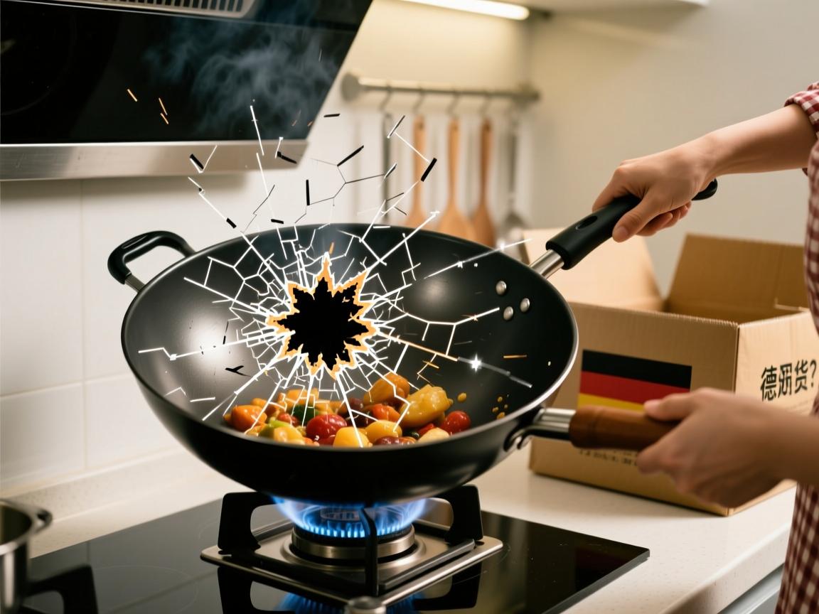 外贸炒锅暗藏玄机!300℃爆炒不断裂,德国主妇却怒砸退货?深度拆解5大质量黑洞