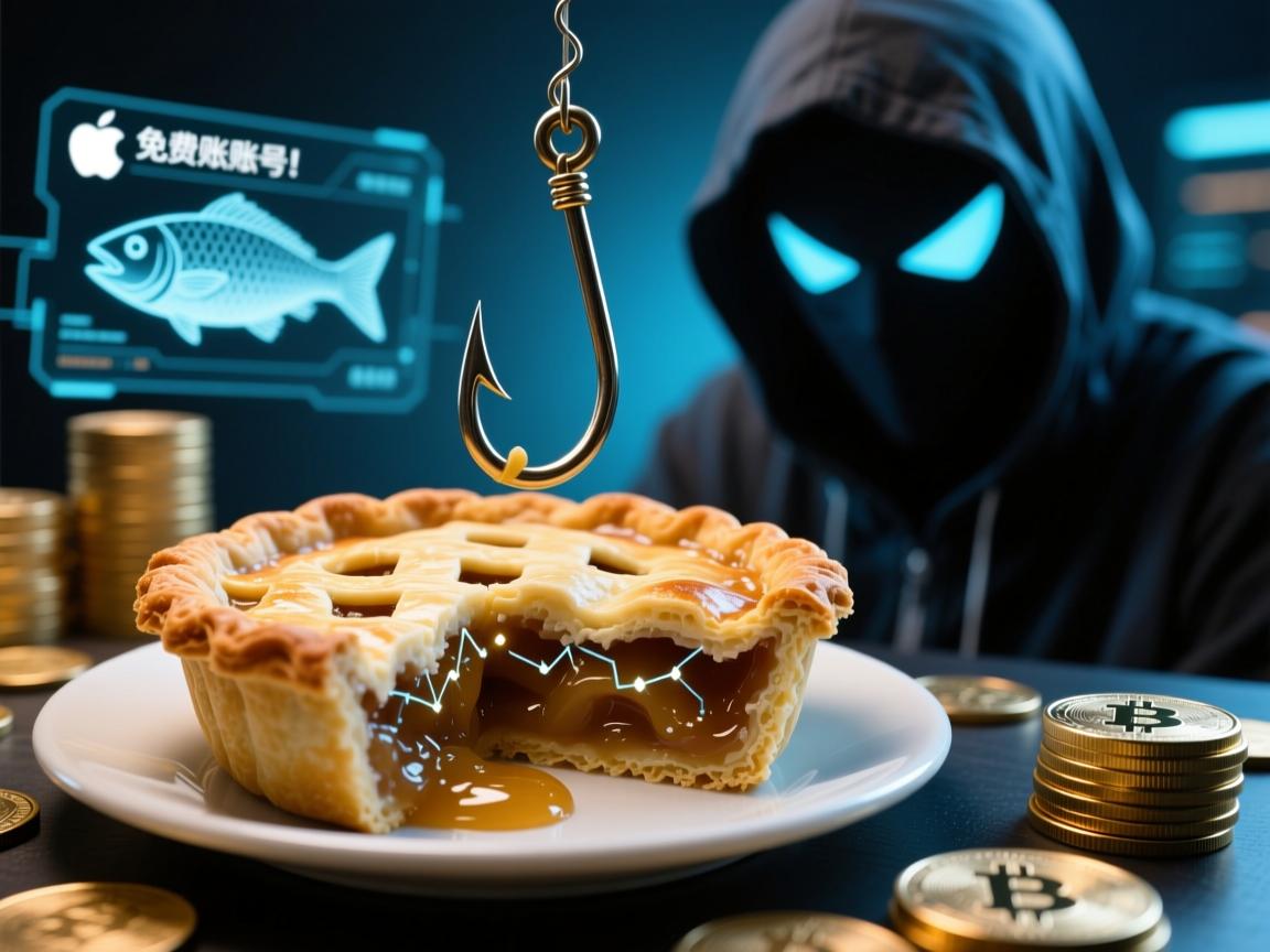 免费苹果账号陷阱大揭秘,你以为的馅饼,其实是黑客的鱼钩!