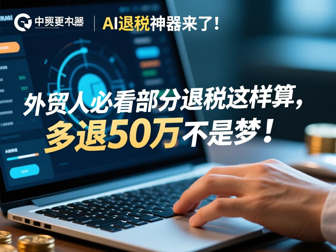 AI退税神器来了!外贸人必看,部分退税这样算,多退50万不是梦!