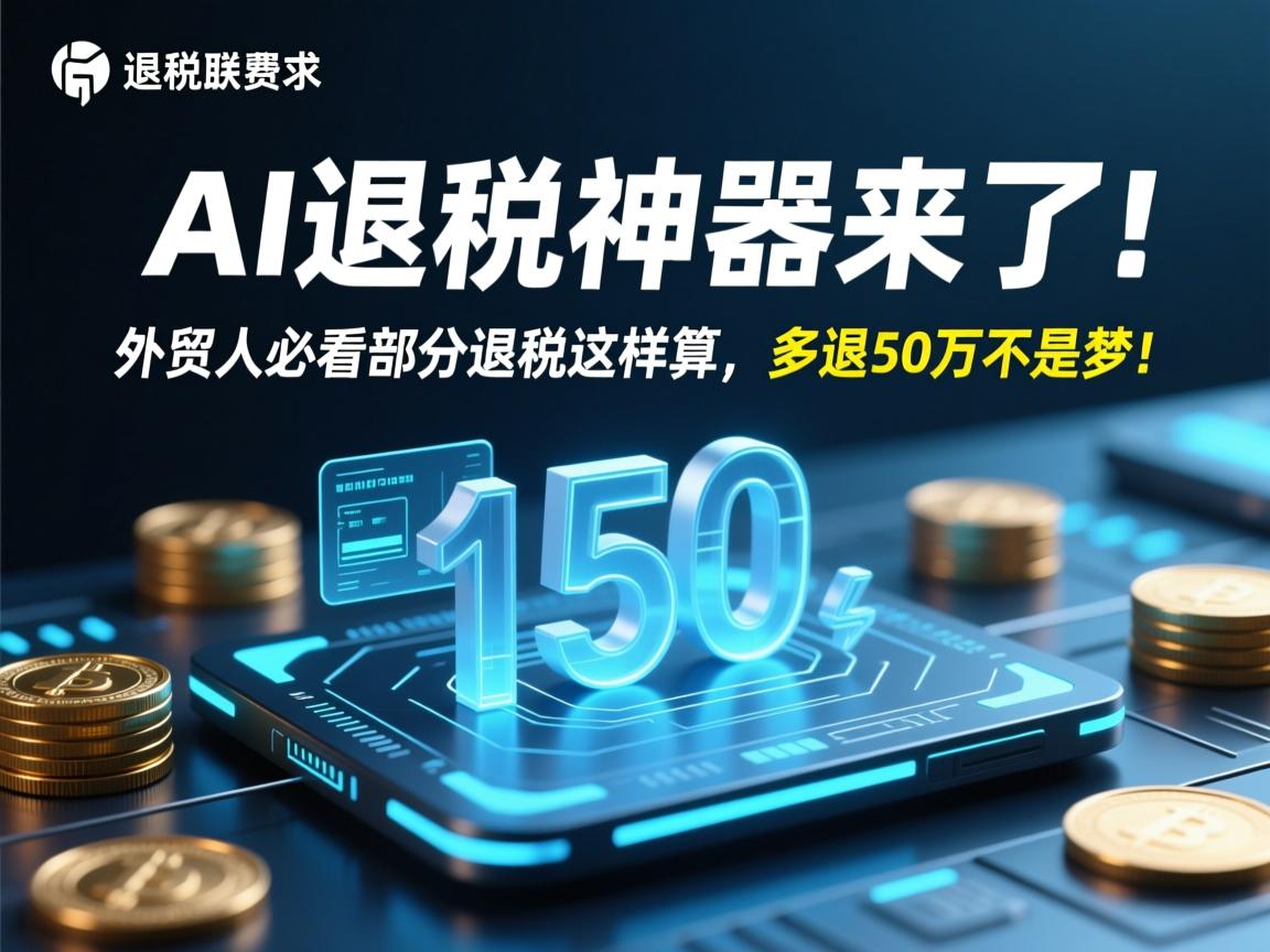 AI退税神器来了!外贸人必看,部分退税这样算,多退50万不是梦!