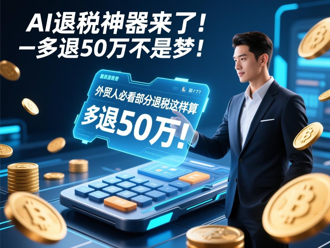 AI退税神器来了!外贸人必看,部分退税这样算,多退50万不是梦!