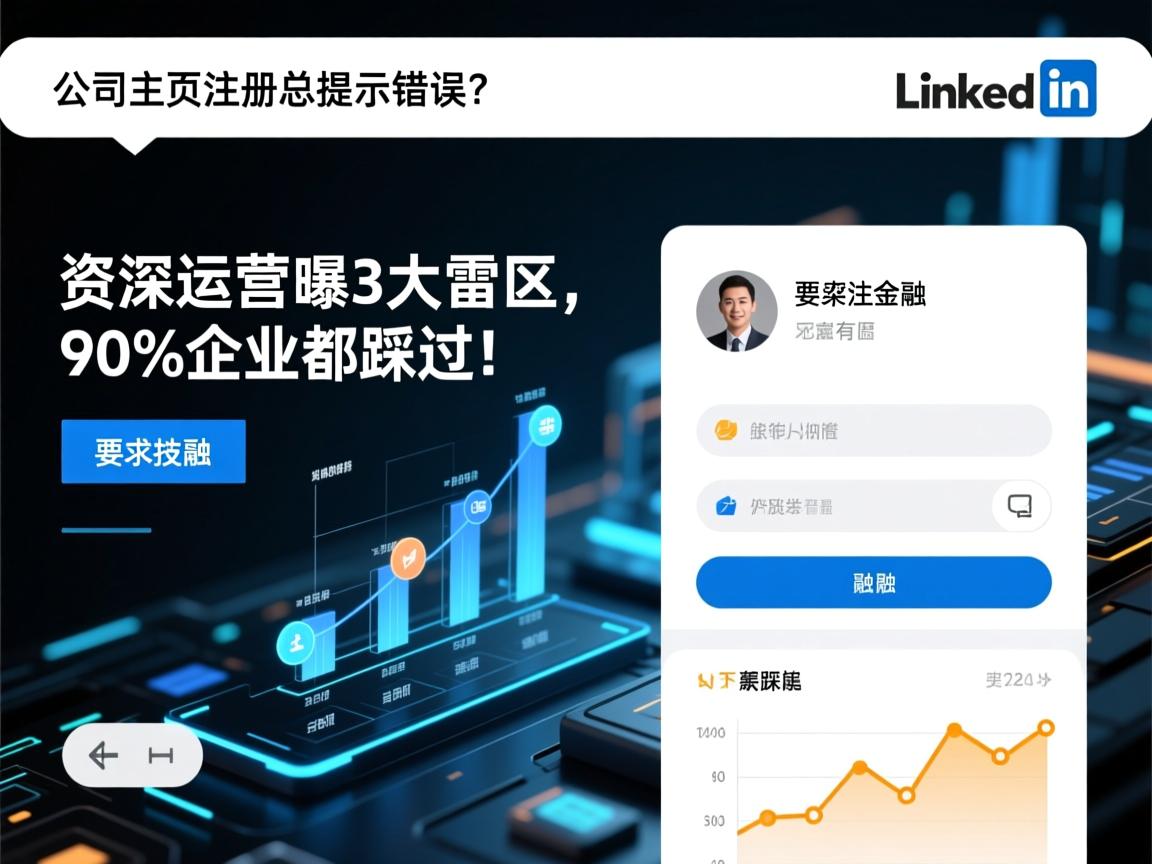 LinkedIn公司主页注册总提示名称错误?资深运营曝3大雷区,90%企业都踩过!