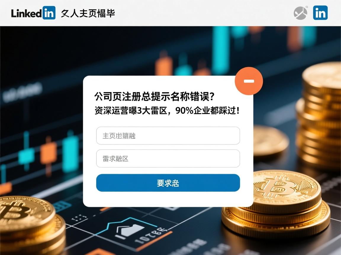 LinkedIn公司主页注册总提示名称错误?资深运营曝3大雷区,90%企业都踩过!