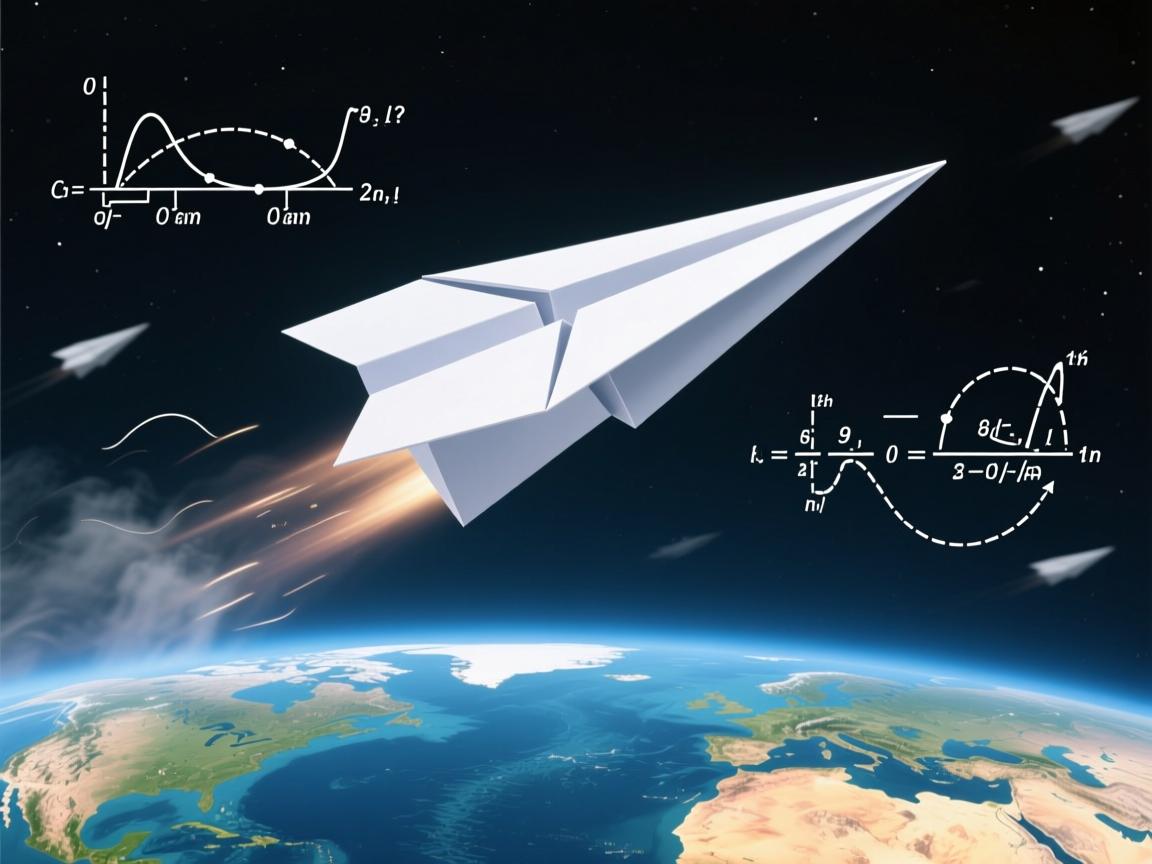 纸飞机腾空之谜,一张纸如何对抗地球引力?伯努利定律的日常奇迹