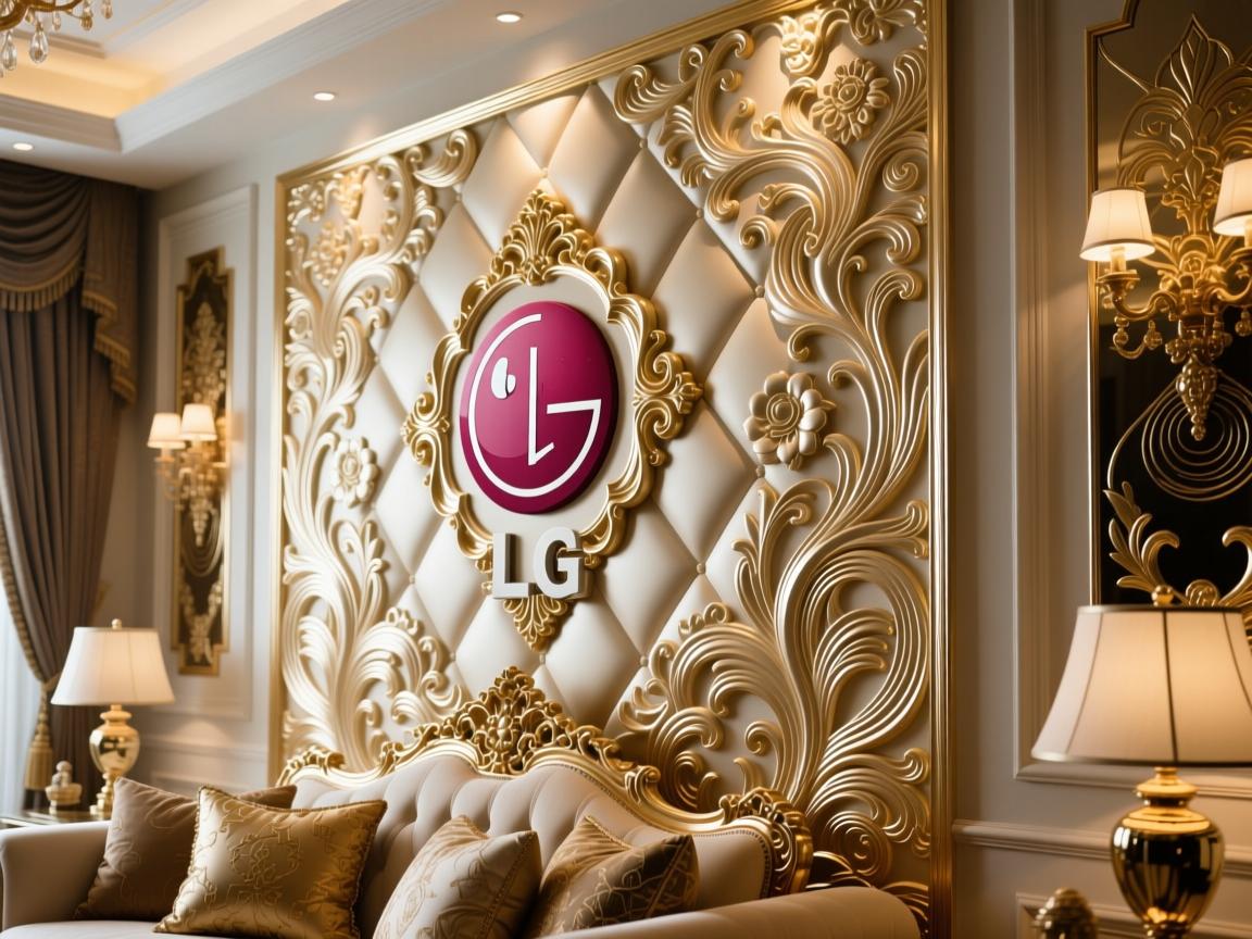 LG原装进口壁纸,3D深压浮雕技术,重新定义家居奢华墙面艺术!