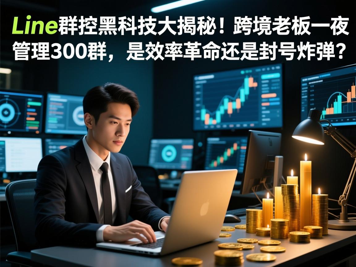 Line群控黑科技大揭秘!跨境老板一夜管理300群,是效率革命还是封号炸弹?