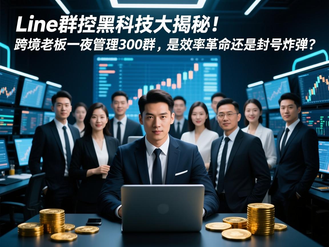 Line群控黑科技大揭秘!跨境老板一夜管理300群,是效率革命还是封号炸弹?